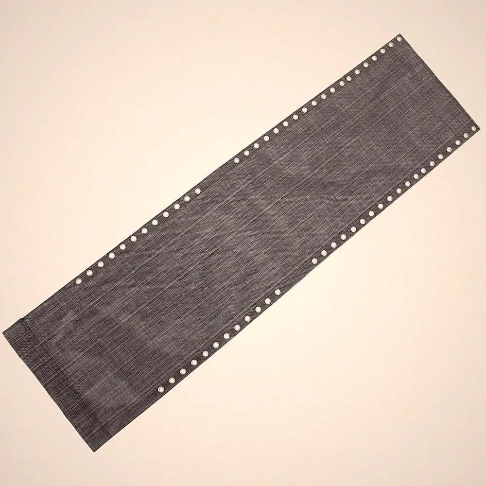 Lawn Chair Replacement Fabric Widened Cloth For Outdoor Recliner Lounge Grey
